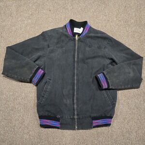 VTG Saddle King Canvas Aztec Jacket Carhartt Style Size L Long USA 90s Western